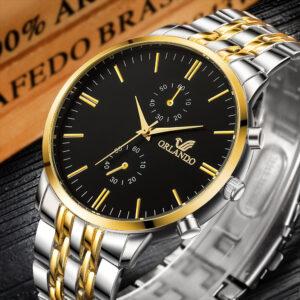 Men's luxury wristwatch